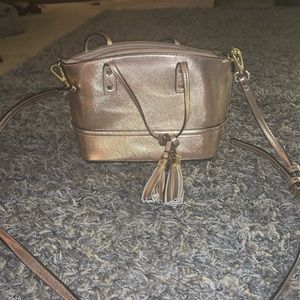 Rose gold purse